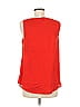 Ann Taylor Factory 100% Polyester Red Sleeveless Blouse Size 8 - photo 2