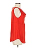 Ann Taylor Factory 100% Polyester Red Sleeveless Blouse Size 8 - photo 3