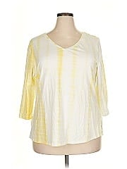 Belle By Kim Gravel 3/4 Sleeve T Shirt