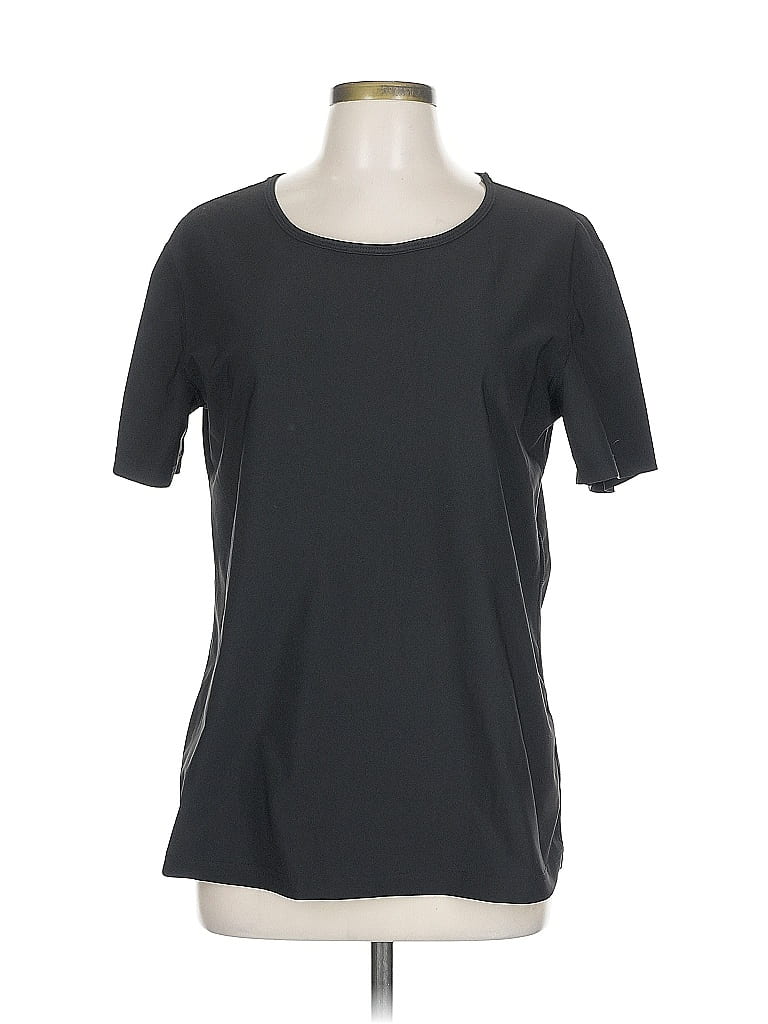 Pre-owned Unbranded Short Sleeve T-shirt In Black