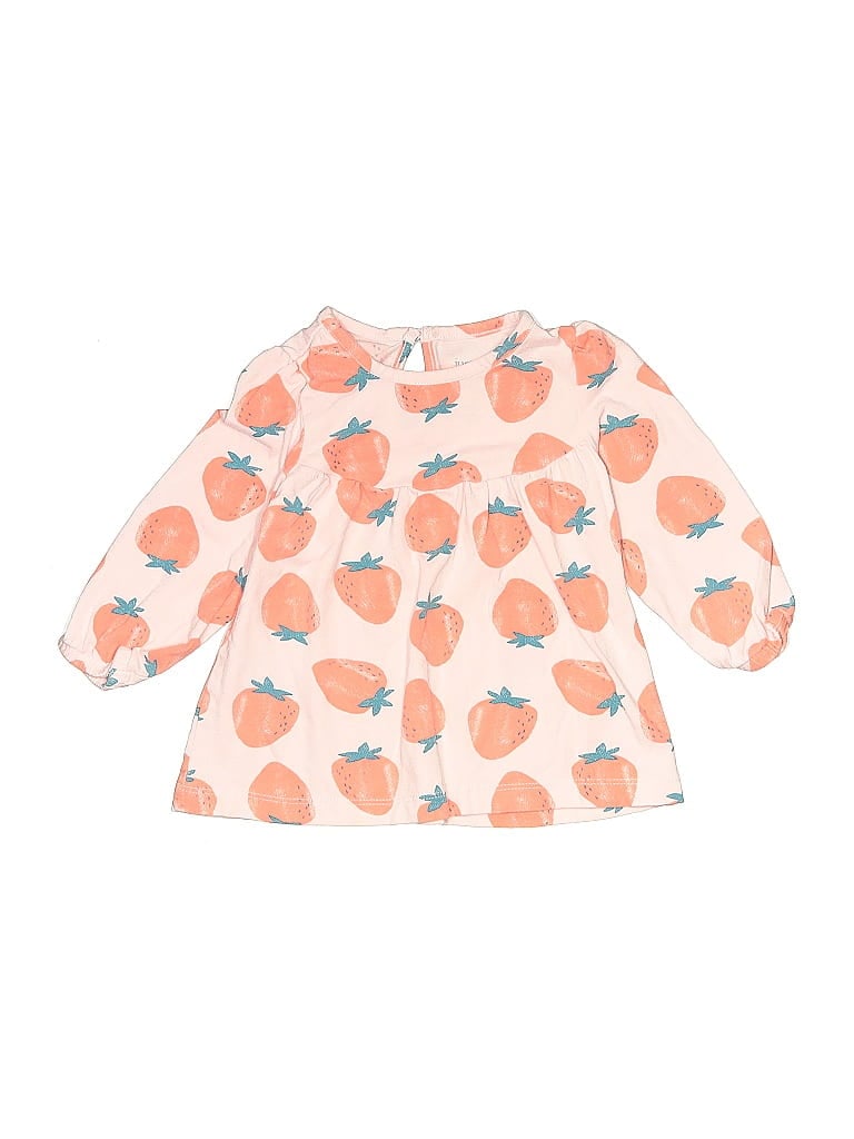 Just One You Made by Carter's Orange 3/4 Sleeve Blouse 9-12 MO / 12 MO - photo 1