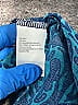 Tiny Color Block Graphic Blue Short Sleeve Blouse Size S - photo 8