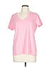 Talbots Outlet Pink Short Sleeve T-Shirt Size L - photo 1