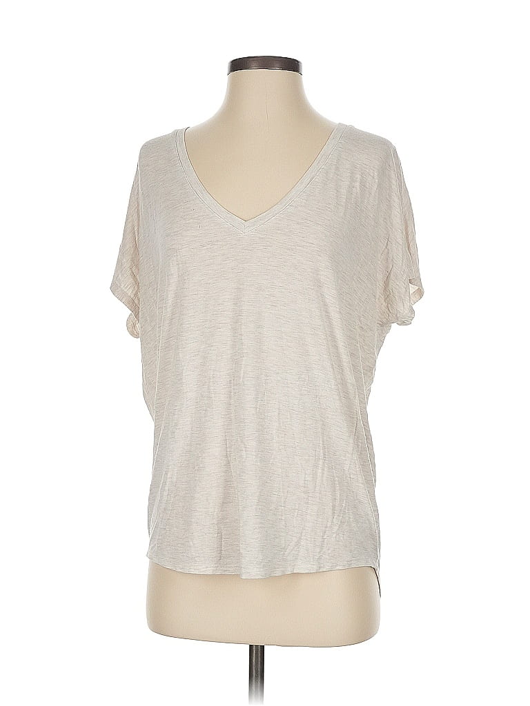 Pre-owned Express Short Sleeve T-shirt In Silver