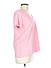 Talbots Outlet Pink Short Sleeve T-Shirt Size L - photo 3