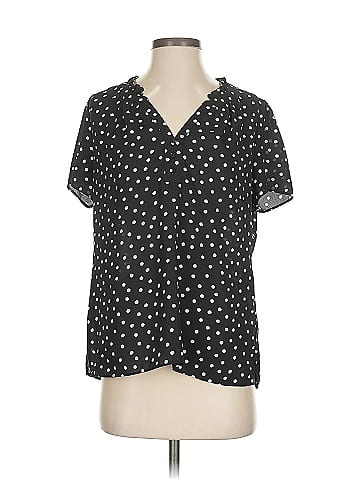 White House Black Market Short Sleeve Blouse (view 1)
