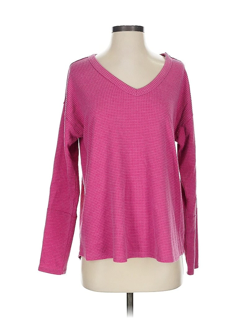 ANDREE BY UNIT Pre-owned 3/4 Sleeve T-shirt In Pink