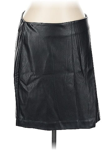 Bar III Faux Leather Skirt (view 1)
