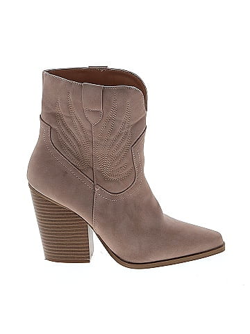 Qupid Ankle Boots (view 1)