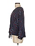 Veronica M. 100% Polyester Blue 3/4 Sleeve Blouse Size M - photo 4