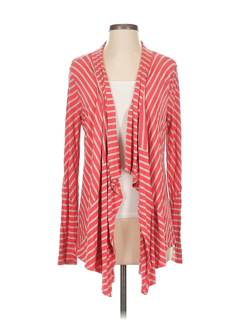 Pre-owned Calvin Klein Cardigan Sweater In Red