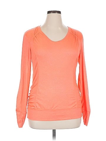 Tangerine Long Sleeve T-Shirt (view 1)