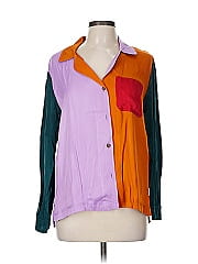 Farm Rio For Anthropologie Long Sleeve Blouse