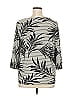 Jones Studio Gray Black 3/4 Sleeve Blouse Size 1X - photo 3