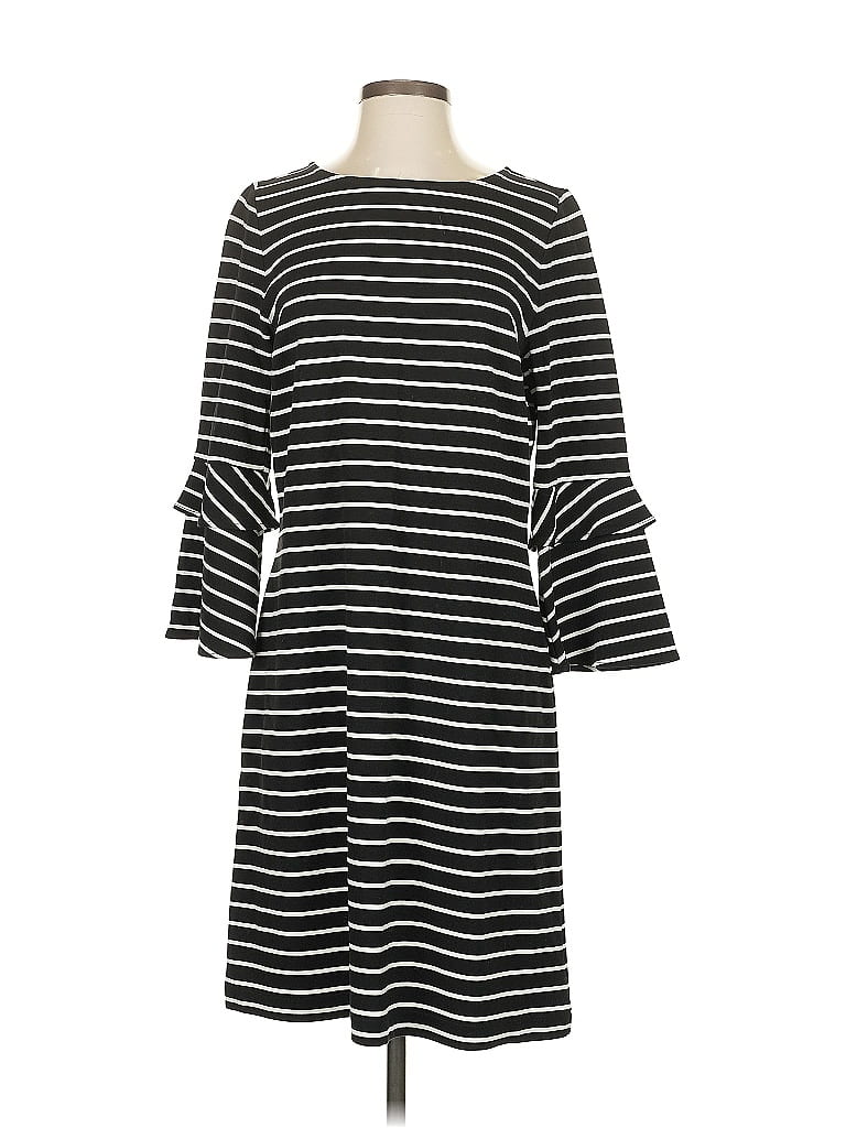 Ann Taylor Factory Stripes Black Casual Dress Size S - photo 1