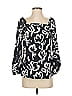 J.Crew 365 100% Polyester Black 3/4 Sleeve Blouse Size 2 - photo 1