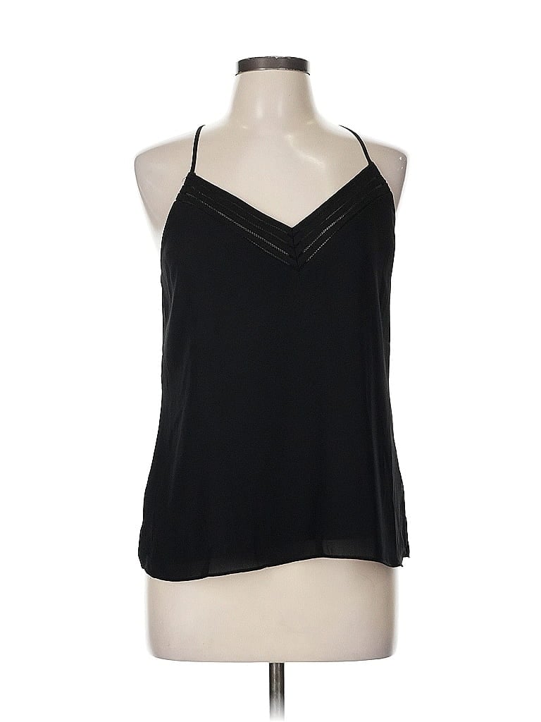 Pre-owned Nine Britton Sleeveless Blouse In Black