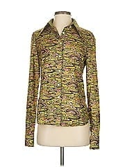 Catherine Malandrino Long Sleeve Silk Top