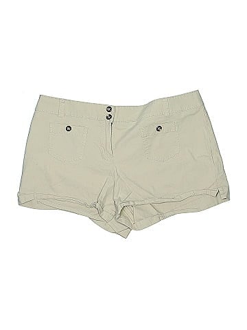 New York & Company Khaki Shorts (view 1)