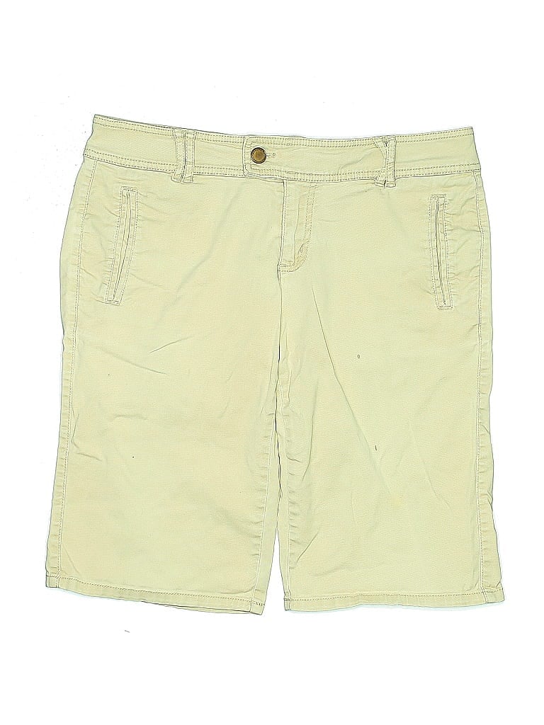 Pre-owned Bandolino Khaki Shorts In Yellow