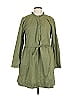 Free Assembly 100% Cotton Green Casual Dress Size L - photo 1