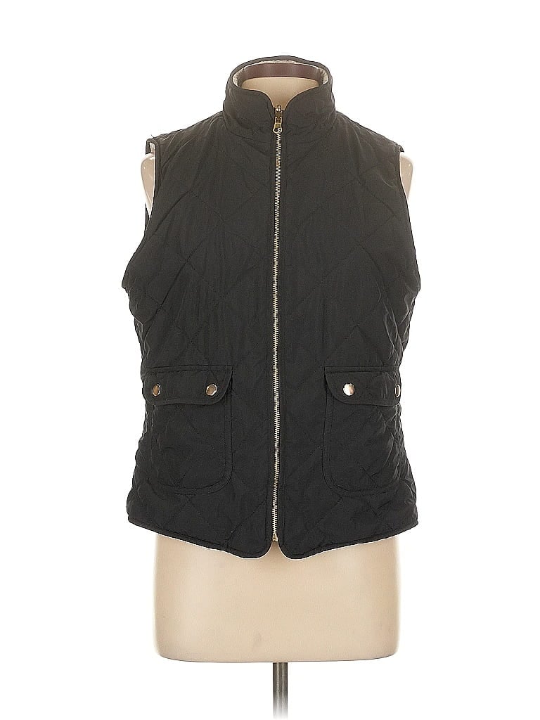 Pre-owned Love Tree Vest In Black