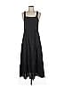 Cloth & Stone 100% Linen Black Casual Dress Size M