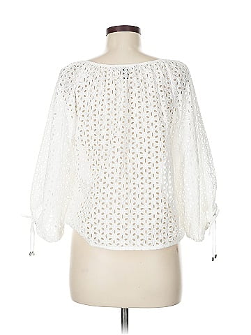 White House Black Market 3/4 Sleeve Blouse (view 2)