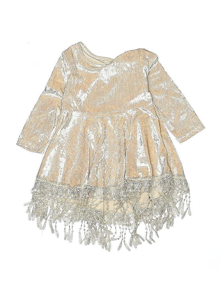 Pre-owned Unbranded Kids' Dress In Silver