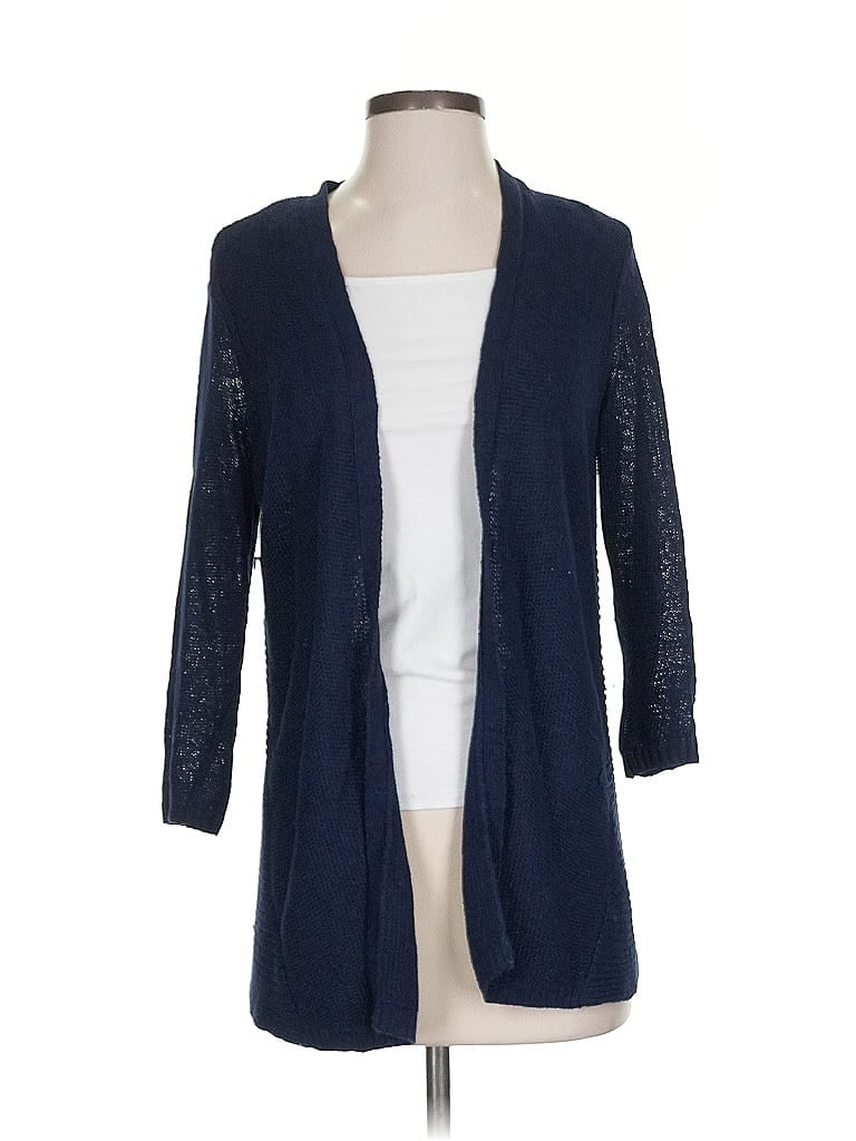 Pre-owned Talbots Cardigan Sweater In Blue