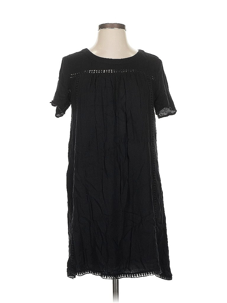 Pre-owned Ella Moss Casual Dress In Black