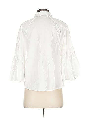 Kendall & Kylie 3/4 Sleeve Button-Down Shirt (view 2)