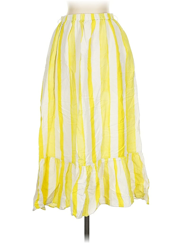 Tuckernuck Stripes Yellow Casual Skirt Size XS - photo 1