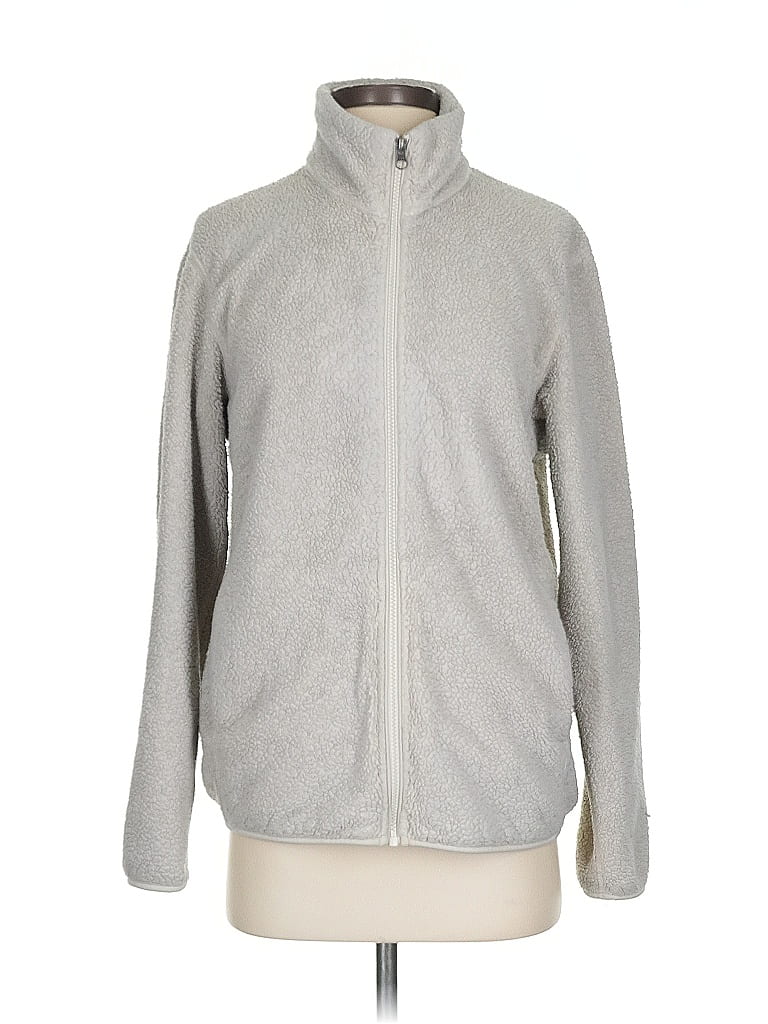 Click to view more detailed imagery on our partner's website Pre-owned Uniqlo Cardigan Sweater In Silver