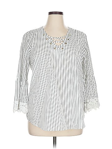 Anne Klein 3/4 Sleeve Blouse (view 1)