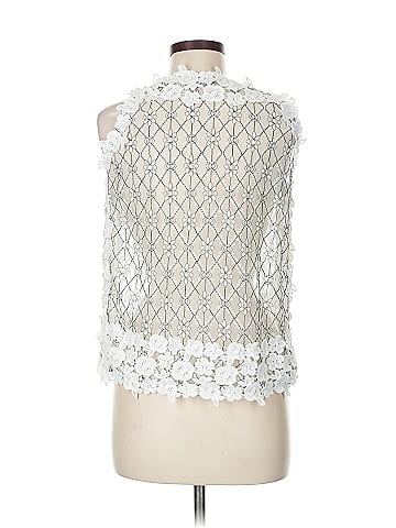 Blue Tassel Sleeveless Blouse (view 2)