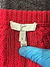 Joie 100% Cotton Solid Red Pullover Sweater Size S - photo 6