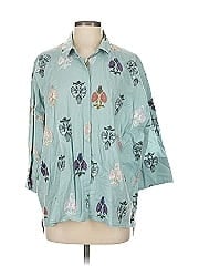 Roller Rabbit 3/4 Sleeve Button Down Shirt