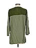 Armani Exchange 100% Rayon Color Block Green 3/4 Sleeve Blouse Size S - photo 2