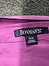 Roaman's Purple 3/4 Sleeve Button-Down Shirt Size 22 - photo 7
