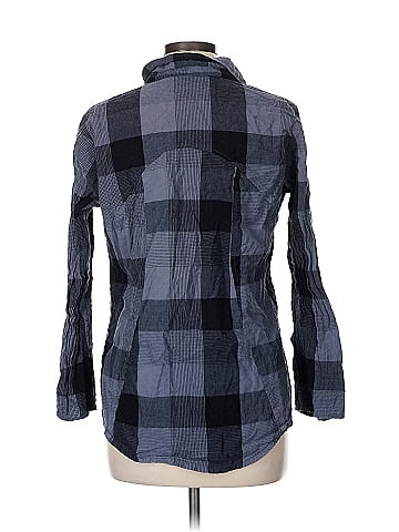 Habitat 3/4 Sleeve Button-Down Shirt (view 2)