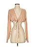 NBD Tan Long Sleeve Blouse Size S - photo 1