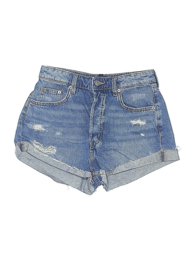 Pre-owned Divided By H&m Denim Shorts In Blue