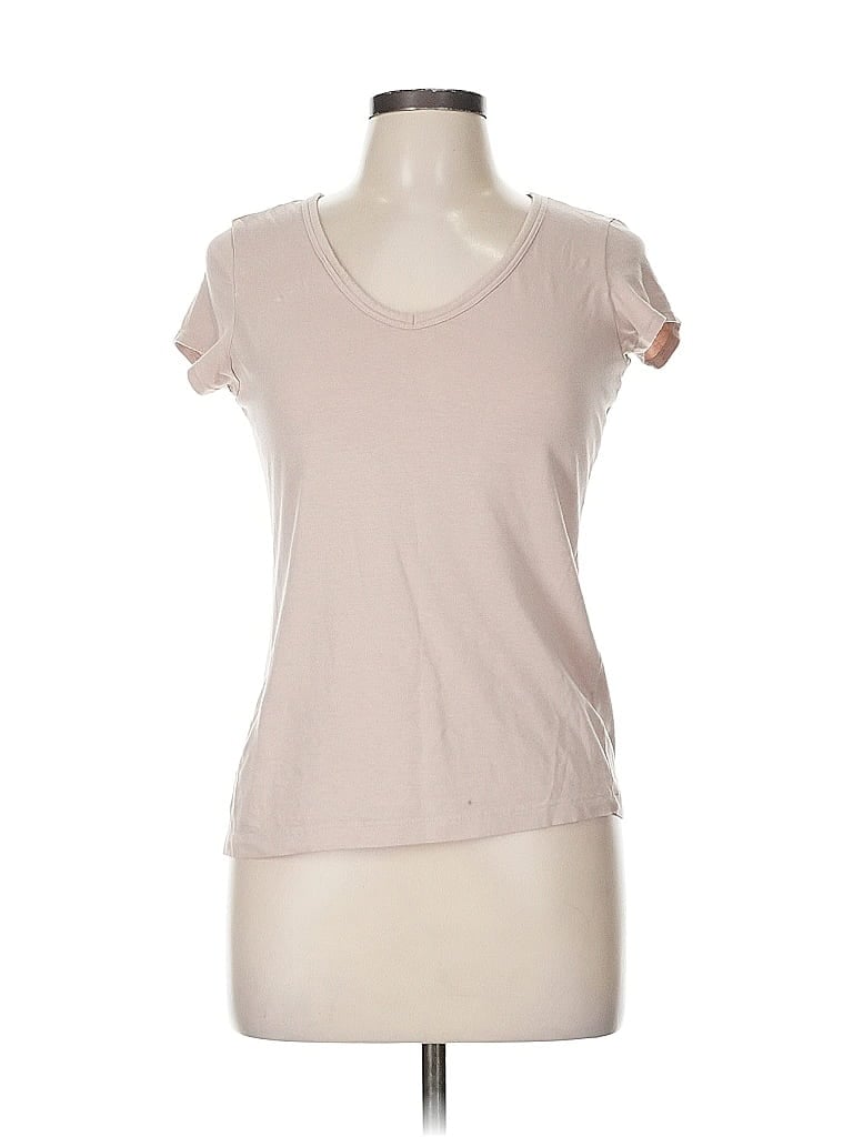 Pre-owned Tahari Short Sleeve T-shirt In Brown