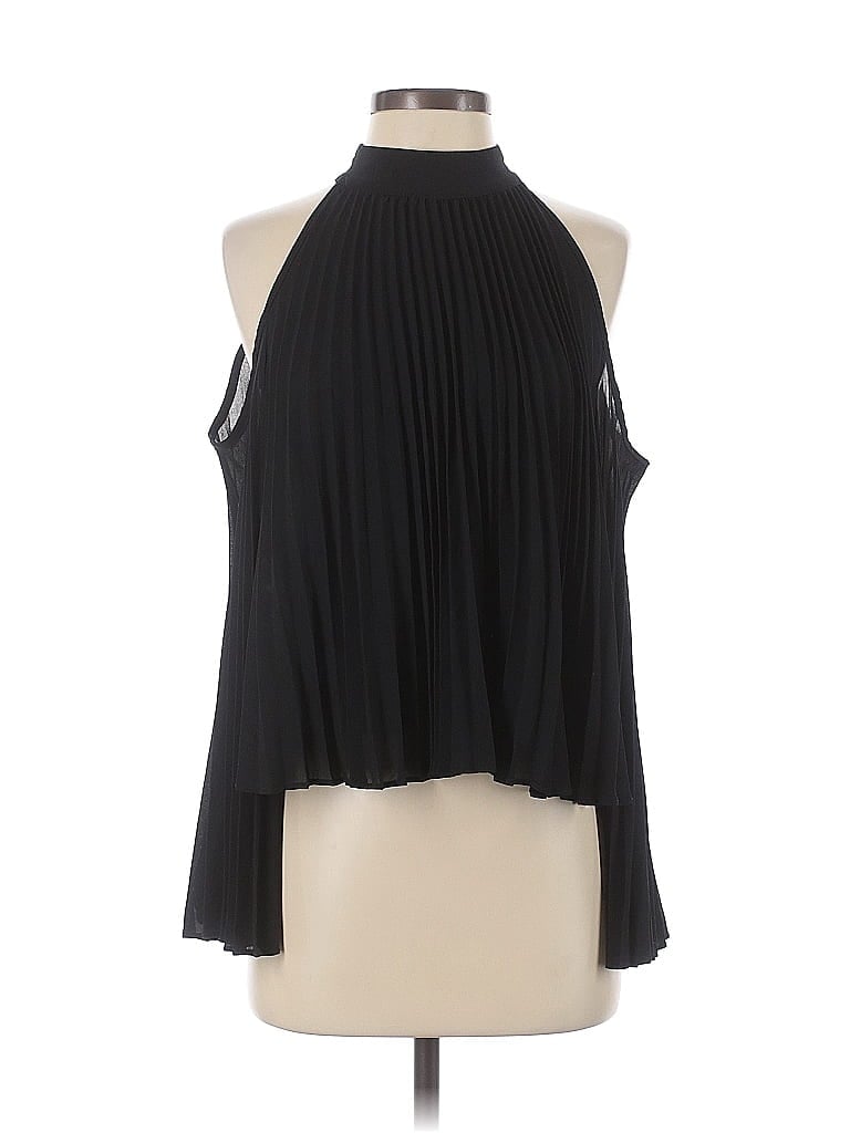Pre-owned Lucy Paris Sleeveless Blouse In Black