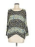 Vintage Havana Blue 3/4 Sleeve Top Size M - photo 1