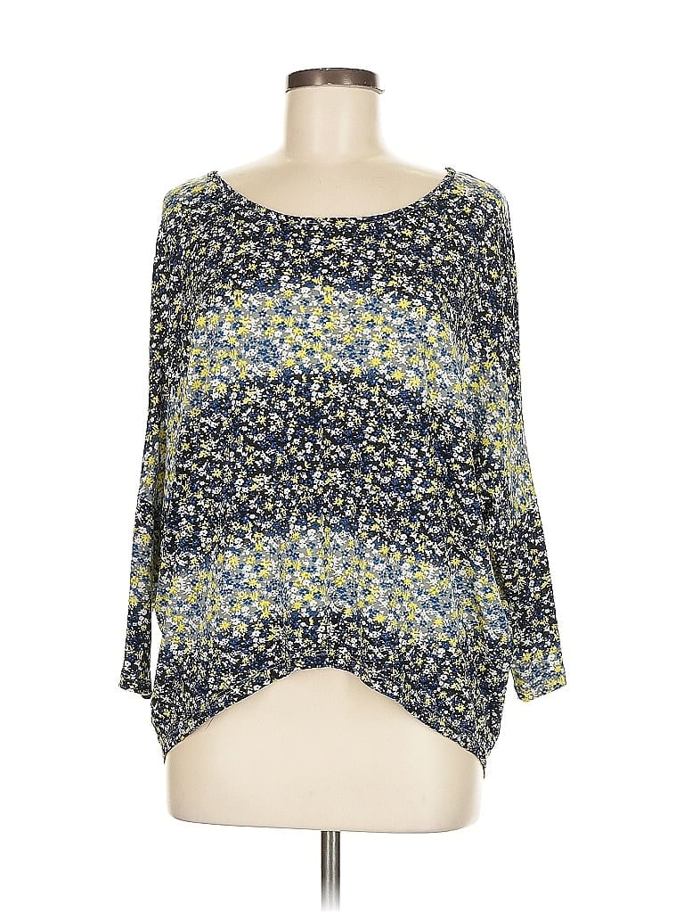 Vintage Havana Blue 3/4 Sleeve Top Size M - photo 1