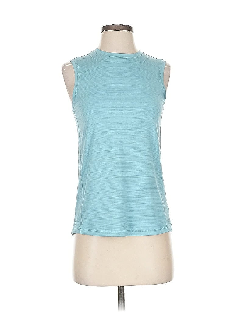 Pre-owned Athleta Sleeveless T-shirt In Blue