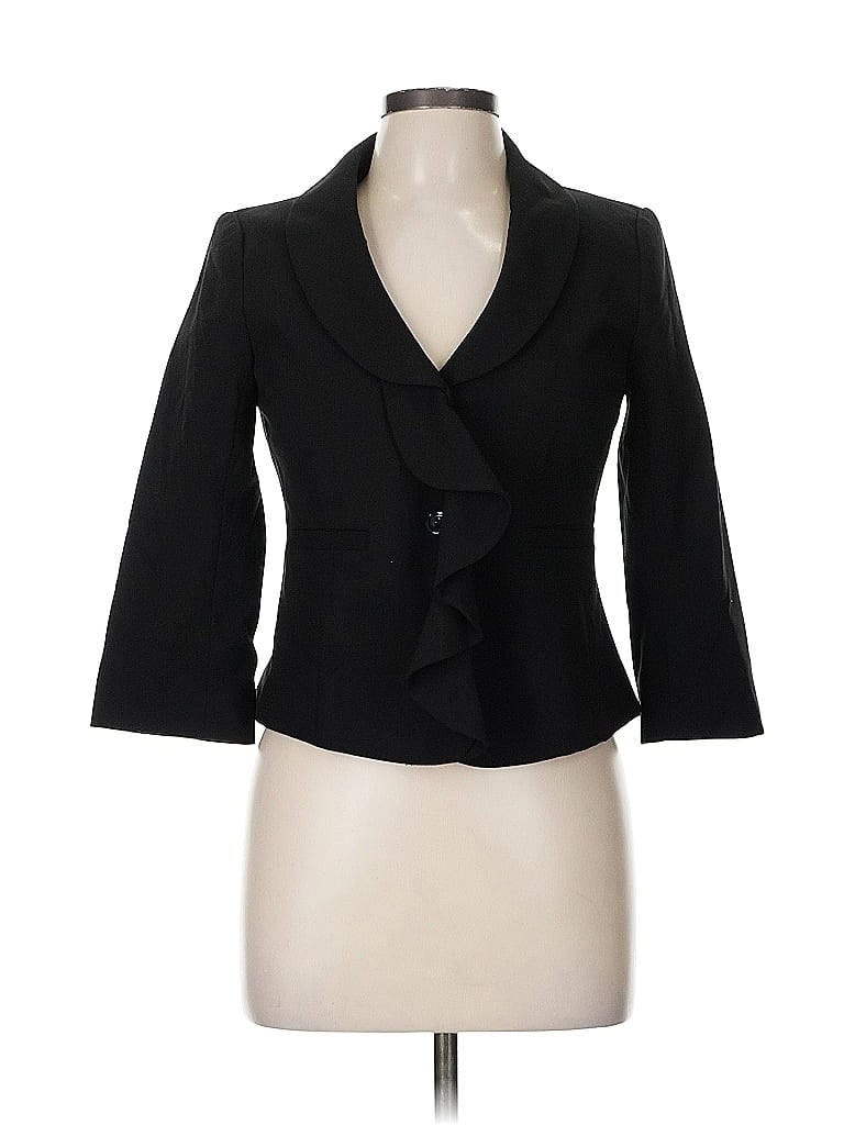 Pre-owned Ann Taylor Loft Blazer Jacket In Black