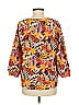 Ann Taylor LOFT 100% Cotton Tropical Orange Pullover Sweater Size L - photo 2